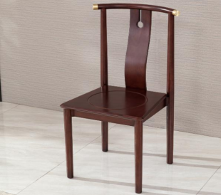 四季檀香 新中式风格家具红檀木实木餐椅2950018